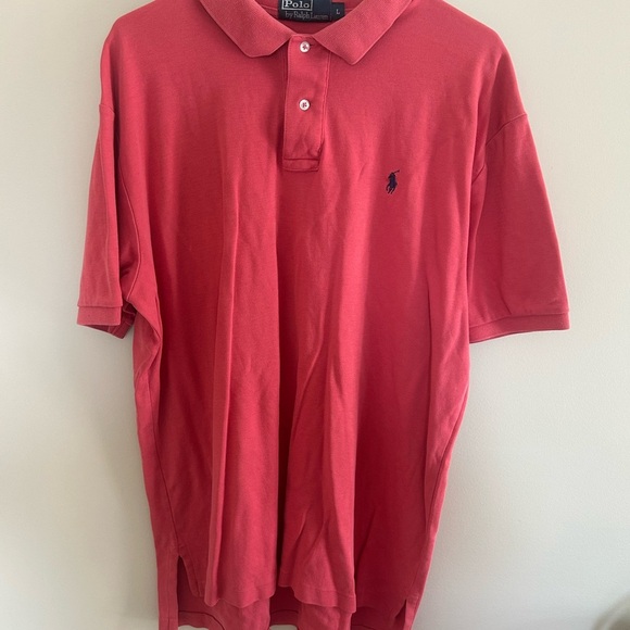 Polo by Ralph Lauren Men’s Classic Fit Polo Shirt | Size L | Red - Picture 1 of 4